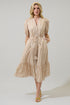 Dream State Beth Button Down Midi Dress